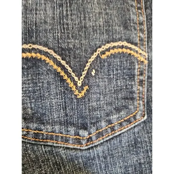 Vintage Levi's 515 Womens Stretch Bootcut Denim Jeans 10 - Picture 9 of 12